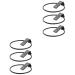 Cabilock 6 Pcs Flower Pot Wall Planter Ring Holder Wall Planter Plant Rack Potted Stand Flower Pot Ring Wall Bracket Pot for Hanging Plant Pots Flowerpot Holder Railing Frame Wall-mounted