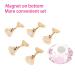 Magnetic Nail Holder Stand - 3 Colors Oval Crystal & Alloy Bracket for Nail Art & Crafts | Manicure Essentials - Buy Online on GoSupps.com