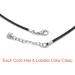 Paxcoo 50Pcs 18 Black Waxed Necklace Cord - 18 Inches - Jewelry Making Supplies - Buy Online on GoSupps.com