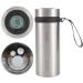 Silver Mini Insulin Refrigerator Cup - Portable Medical Cooler with LED Display for Travel and Outdoor Activities - Buy Online on GoSupps.com