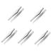 FRCOLOR 10 Pcs Stainless Steel Nose Hair Clip Eyebrow Clip Nose Hair Remover Nose Hair Trimmer Clippers Hair Plucker Nose Nose Trimmer for Men Eyelash Precision