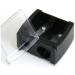 Precision Cosmetic Pencil Sharpener for Eyebrow & Eyeliner - 2 Holes Black | International Shipping Available - Buy Online on GoSupps.com