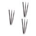 FOYTOKI 3pcs 2 1 Eyebrow Brush Eyebrow Makeup Waterproof Eyebrow Pen Brow Pencil Microblading Pen Stand
