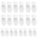 Bunion Cushion Protector 10 Pair Reusable Toe Separator Silicone Bunion Corrector Pads with Separator Metatarsal Pads Toe Separator Gel Metatarsal Cushion Toe Separators