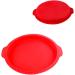 Zerodeko 1pc Muffin Top Pans for Baking Reusable Silicone Baking Cups Cookie Molds Candy Molds Non Stick Silicone Mold Fondant Mold Hand Mold Circle Cookie Cutters Gummy Mold Cake Chocolate 31 X28.5CM Red - Buy Online on GoSupps.com