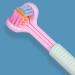 Sustainable Three-Sided Manual Toothbrush | Soft Blue Children's Hygiene Care - Buy Online on GoSupps.com