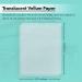 Translucent Vellum Paper 8.5 x 11 - 50 Sheets 93GSM - Clear Vellum for Printing, Tracing, Sketching - Ideal for Invitations and Art Projects - Buy Online on GoSupps.com