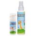 Protection Solaire pour B b s et Enfants - AZETA bio Cr me Solaire | Protection Solaire Bio Bambin Fille Gar on (Solaire 50ml + Anti-Moustique 100ml) 75 ml (Lot de 2)
