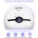 NAILGIRLS 48W Portable Gel UV LED Nail Lamp - Professional Salon Curing Lamp with 3 Timer Modes - Smart Sensor - White - Buy Online on GoSupps.com