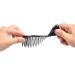 12 Pcs Black Plastic Side Hair Combs for Women and Girls - DIY Hair Accessories with 24 Teeth - Buy Online on GoSupps.com