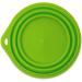 Silicon Dog Bowl with Carabiner Hooks 250ml Food & Water Bowl for Dogs & Cats (Green) Ideal for Travel - Buy Online on GoSupps.com