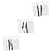 FOMIYES 3 Sets Nail Extension Set Poly Nail Clips Finger Extension Manicure Tool Nail Decoration Tool DIY Tools Nail Art Pen Nail Art Tools Patch Aluminum Alloy Securing Clip