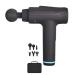 Fascia electroman mass aggresses Household electroman massage device-noiseless motor/with six massage heads fascia pistol-muscle relaxant black