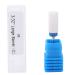 Nail Drill Bit Ceramic Manicure Drill Bits for Manicure Pedicure Cuticle Gel Nail Polishing Cylinder Shape Grinding Head with Display Base(White 05#)