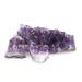 Natural Amethyst Cluster Quartz Crystal Specimen Stones Gift Rough Ore Geography Teaching for Decoration Stone Generator (Color : Large)