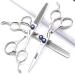 6 inch / 7 inch hair cutting scissors set hair scissors thinning scissors SHARONDS 440C Black (6 inch 3 pieces - B)