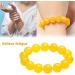 BNKK Yellow Jasper Cleansing Bracelet - Gemstone Beaded Stretch Agate Bracelet for Aromatherapy & Healing Chakras - 10CM - Buy Online on GoSupps.com