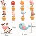 SLOCIEGO Farm Cupcake Topper - 40 PCS Farm Animals include Pig Cow Horse Chicken Cake Topper Party Decorations for Kids Birthday Baby Shower Barnyard Cartoon Cupcake Topper Picks Party Supplies - Buy Online on GoSupps.com