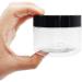 16 Pack 4oz Empty Plastic Pot Jars with Black Lids - Leak Proof Cosmetic Containers for Travel Storage - Ideal for Makeup, Slime, Jewelry, Nails, Powder Paint - Buy Online on GoSupps.com
