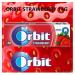6 Packs Wrigley's Orbit Strawberry Sugar Free Chewing Gum Helps keep Teeth Clean And Mouth Fresh - Buy Online on GoSupps.com