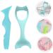 WOONEKY Make Up Stencils 2pcs Heated Lash Curler Silicone Eyeliner Make up Aid Masks Spoon Make up Aid Tools Ruler Usb 15x5.7cm - Buy Online on GoSupps.com