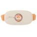 Heated Uterus Belt for Menstruation | 4-Level High Frequency Vibration Waist Belt for Women - Comfort & Relief (White) - Buy Online on GoSupps.com