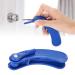 Door opening aid with handle makes keys easy to find grip and turn for elderly and disabled arthritis