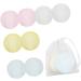 Milisten 8Pcs Reusable Bamboo Makeup Remover Pads - Eco-Friendly Cotton Rounds for Face & Nail Polish - Washable Facial Towels - Buy Online on GoSupps.com