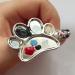 Brussels 1 Pc Women Mini Manicure Palette Metal Nail Art Polish Palette Paint Palette Finger Rings Manicure Cream Open Ring 1