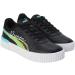 PUMA Girls Carina 2.0 Crystal Wings Jr Sneakers - Stylish EU 36 in Black Aqua & White | International Shipping Available - Buy Online on GoSupps.com