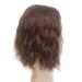 REEWES Men's Long Curly Wave Layered Synthetic Hair Wig with Cap - Brown | Perfect for Daily Wear, Parties, and Cosplay - Buy Online on GoSupps.com