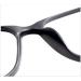 Shiratori Retro Round Nerd Blue Light Blocking Glasses - Bright Black - Buy Online on GoSupps.com