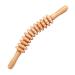 Accmuzzy fascia roll wood fascia rod massage roller wood wooden fascia rod wood back massage devices wood for muscle relaxation body shaping legs (crooked)