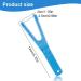 Reccisocz Dental Floss Set - 3 Pieces for Oral Hygiene | Tooth Flap Floss Picks & Clip for Home & Travel - Buy Online on GoSupps.com