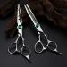 Hair Cutting Scissors 6 Inch Steel Scissor Green Gem Hair Scissors Cutting Barber Haircut Thinning Shears Hairdresser Scissors Set One Color