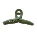 Cusros women stylish frosty texture hair clip cross hairpise hairpan accessories hairpins headgear girl clips girl gift army -green unit size 1 piece (1 Pack) army