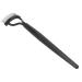 Eyelash Comb Separator Eyelash Comb Folding Reusable Stainless Steel Eyelash Separator with Cover Cosmetic Tool Black