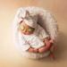 Soimiss Baby Bathrobe & Cotton Swimming Suits | Thick & Cozy for Newborns (0-1 Months) - Pink & White Options - Buy Online on GoSupps.com
