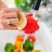 Full Circle The Ring Fruit and Vegetable 2 in 1 Fruit & Vegetable Cleaning Brush  Small (Pack of 1)  White - Buy Online on GoSupps.com