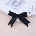 Aneneiceera Vintage Silk Bow Hair Clip Black Bow Hair Barrette Clips Small Tulle Hair Bow Clip French Bowknot Tail Clip Cute Bowknot Accessories for Women and Girls Gifts (Black) - Buy Online on GoSupps.com