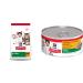 Hill's Science Diet Kitten Dry and Canned Cat Food Bundle | Chicken Recipe Dry Food (7 lb) + Tender Chicken Dinner Wet Food (24 Pack) Dry Cat Food + Wet cat Food 3.17 kg (Pack of 1)