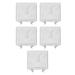 ZJchao Eyelash Extension Practice Tray 5 Pcs Eyelash Extension Trays with Extension Holders Lash Tool Eyelash Extension Kit for Eyelash Extensions Eye Makeup Accessories Women