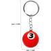 Shop Milisten Adorable Billiard Ball Key Rings | Unique Pool Ball Keychains | Perfect Gift for Billiards Lovers - Buy Online on GoSupps.com