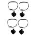 LIFKOME 2 Sets High Heels Anti Drop Heel Ankle Strap Shoe Prevention Pads Cool Heel Grips Heel Straps Short Laces Comfort Heels High Heel Stickers Pu Skin Friendly Liner