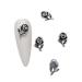 Nail Art Decoration Tips Ornament Metal Alloy Nail Art Decals Pendant Manicure Accessories Eye Catching For Girls Nail Art Accessories Decoration Decals Craft Supplies Jewelry For Girls Crystal