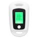 Rechargeable Alcohol Tester Three Color Indication Portable Breathalyzer with Hanging Hole Design USB Charging for Personal Use (White)