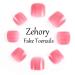 Zehory Glossy Fake Toenails - Square Acrylic Press On Toenails for Women and Girls (24Pcs) - Pink - Buy Online on GoSupps.com
