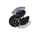 tuwiwol Snood Hairnet Lightweight And Portable Cloth Snood Net Barrette Mesh Clip Women Hair Bun Cover Net Black