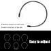 Etercycle Metal Wavy Headbands 5-Piece Set with Elastics Hair Ties - Fashion Hair Hoop Accessories for Men and Women - Buy Online on GoSupps.com
