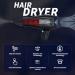 Powerful 2200W Foldable Ionic Hair Dryer for Women Men - Travel Friendly - Buy Online on GoSupps.com